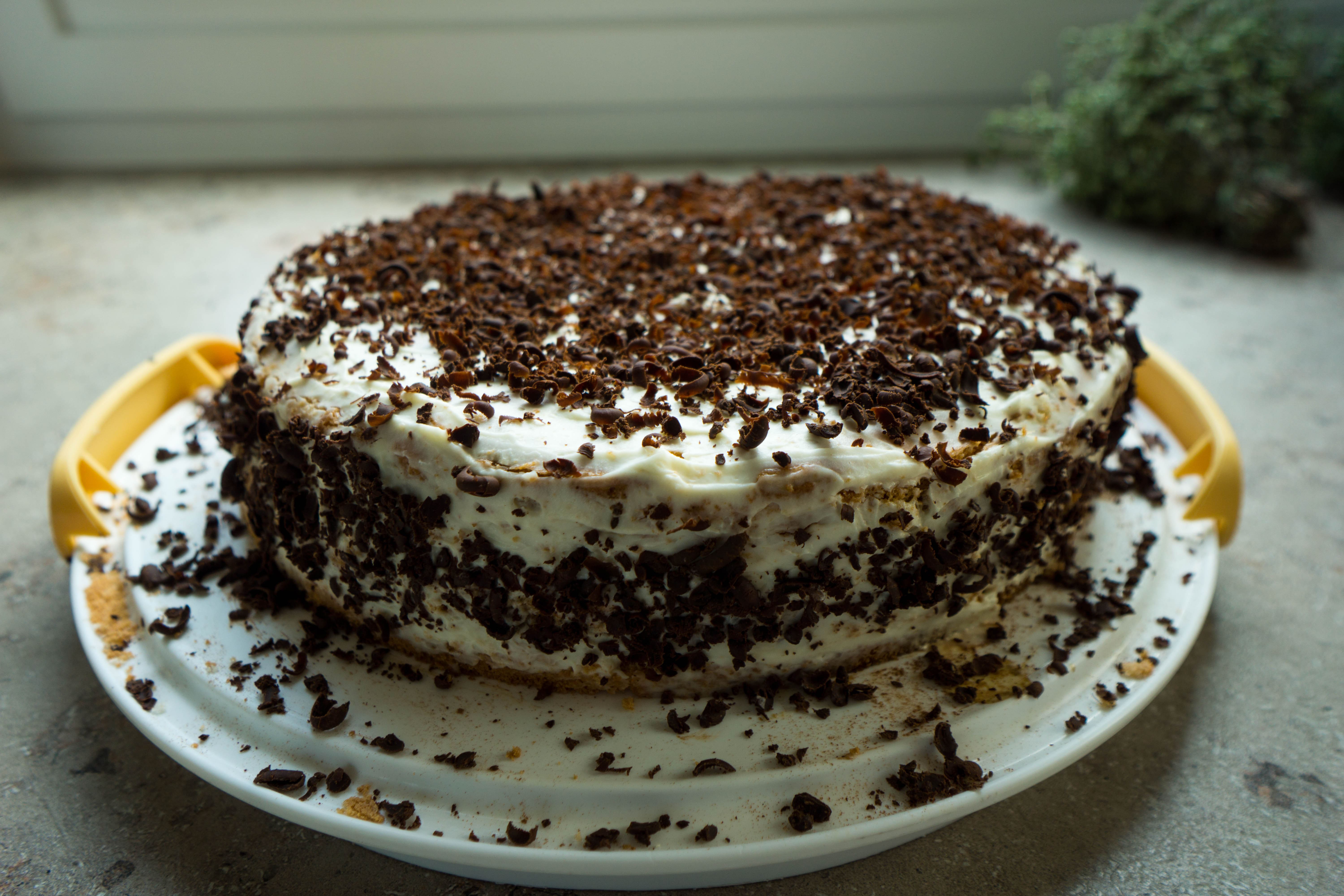 Торт «шоколадный манник»